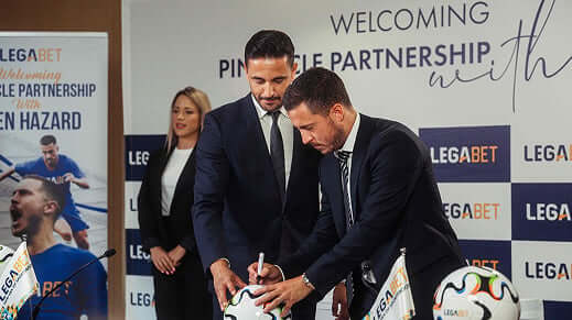 LEGABET - Eden Hazard đại sứ thương hệ LEGABET